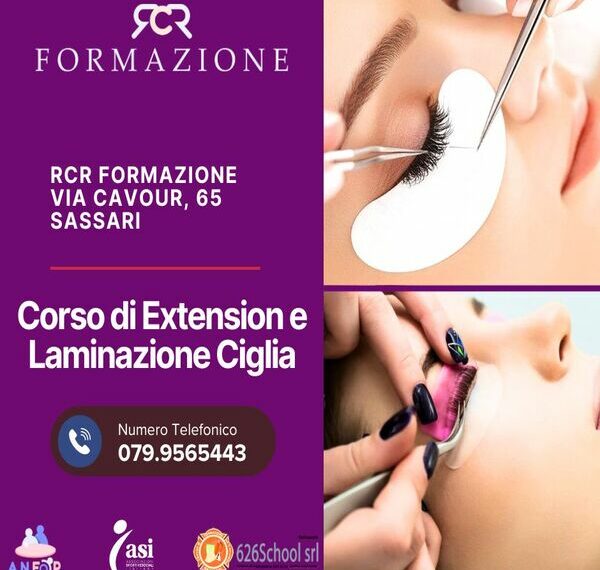 Corso di Extension e Laminazione Ciglia